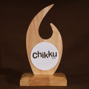 Wooden Flame Trophy