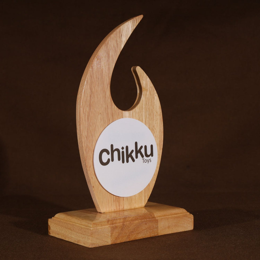 Wooden Flame Trophy
