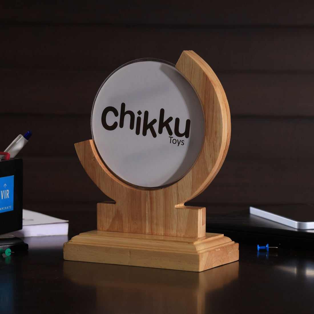 Crescent Wooden Shield
