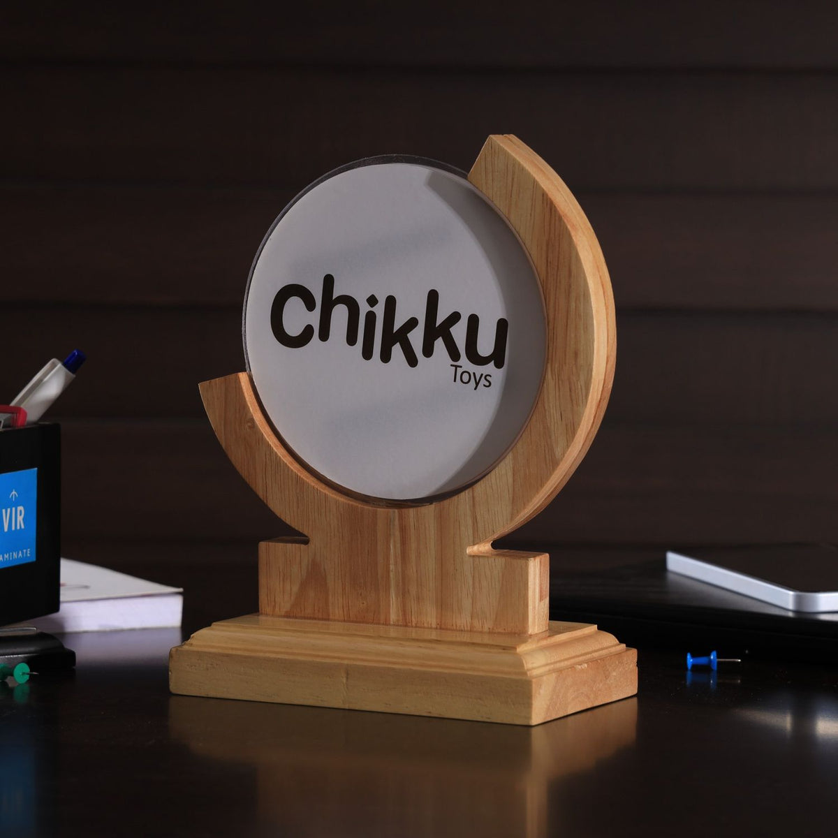 Crescent Wooden Shield
