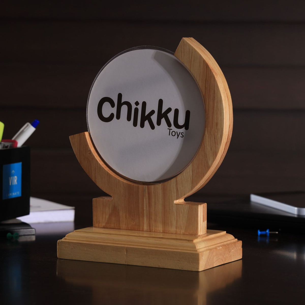 Crescent Wooden Shield